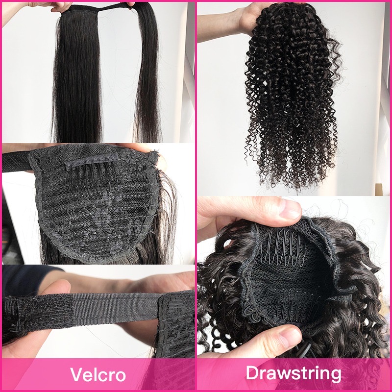 Ponytail -velcro  20 inch
